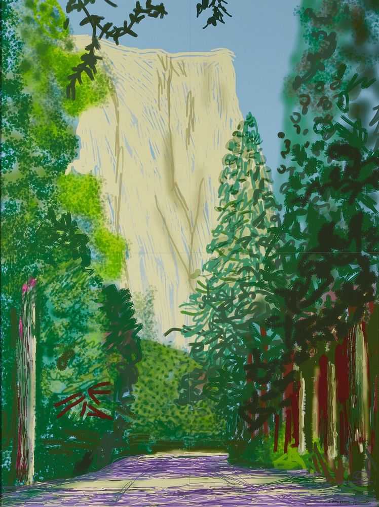 David Hockney, ‘Yosemite II, October 16th 2011’, 2011, Print, Archival digital work, null, Numbered