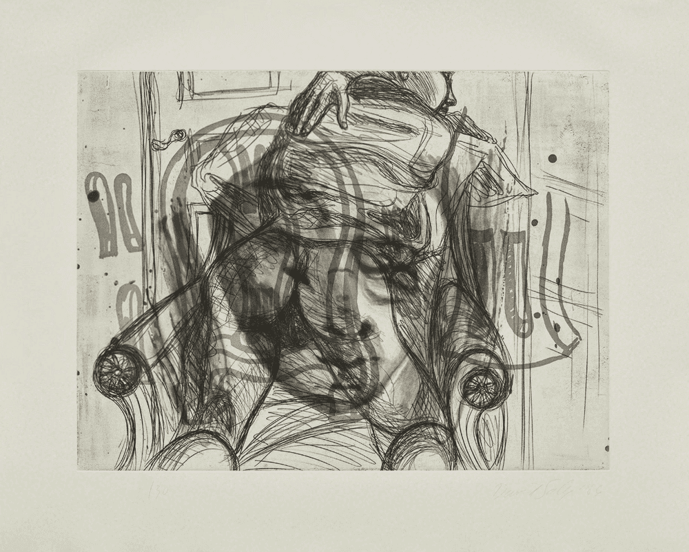 David Salle, ‘From the Raffael Suite’, 1986, Print, Etching and aquatint, on Rives BFK paper, with full margins, null, Numbered, Dated
