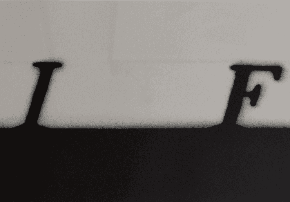 Ed Ruscha, ‘If’, 1991, Print, Lithograph on BFK Rives Wove Paper, null, Numbered, Dated