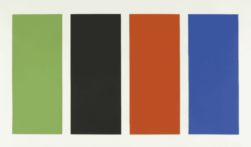 Ellsworth Kelly, ‘Four Panels’, 1971, Print, Screenprint in colors, on Special Arjomari, Gemini G.E.L., Numbered