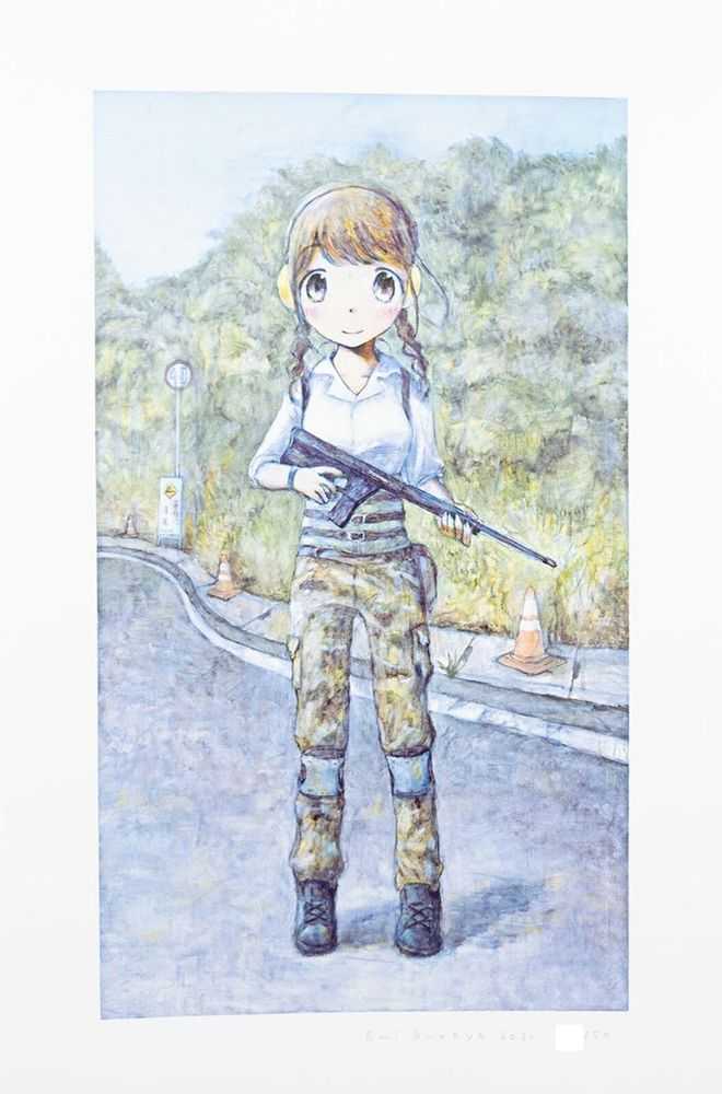 Emi Kuraya, ‘Survival Game’, 2021, Print, Archival pigment & silkscreen, null, Numbered
