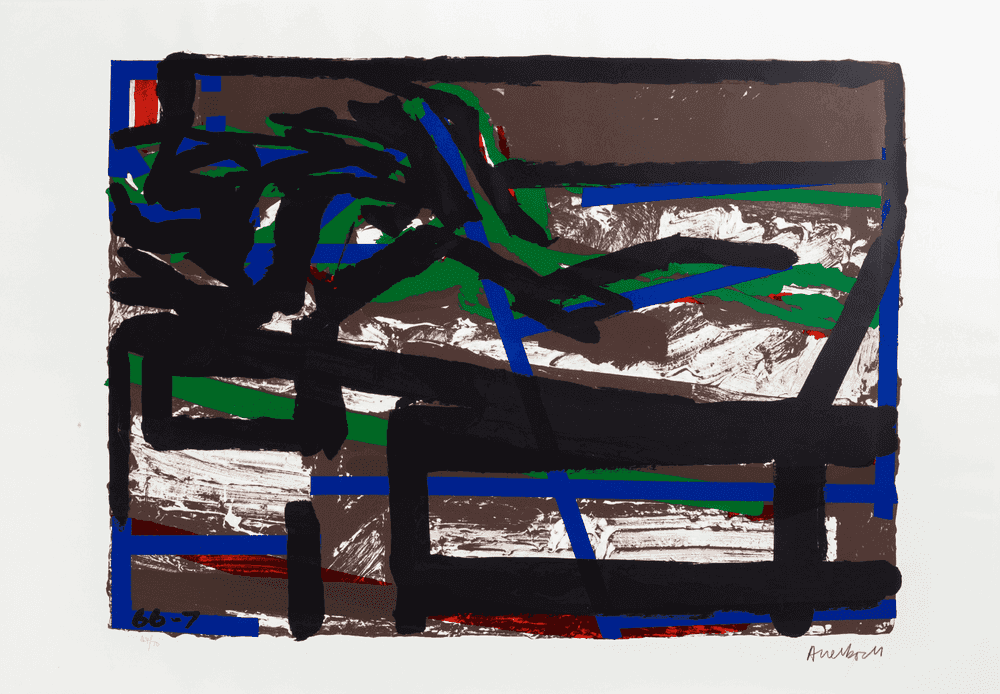 Frank Auerbach, ‘Reclining Figure II’, 1966, Print, Signed screenprint, null, Dated