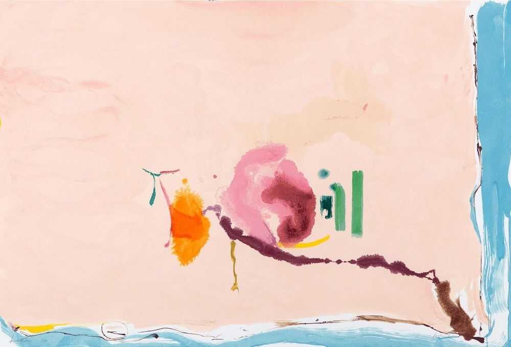 Helen Frankenthaler, ‘Flirt’, 1995, Print, Screenprint on Rives BFK paper, null, Numbered, Dated