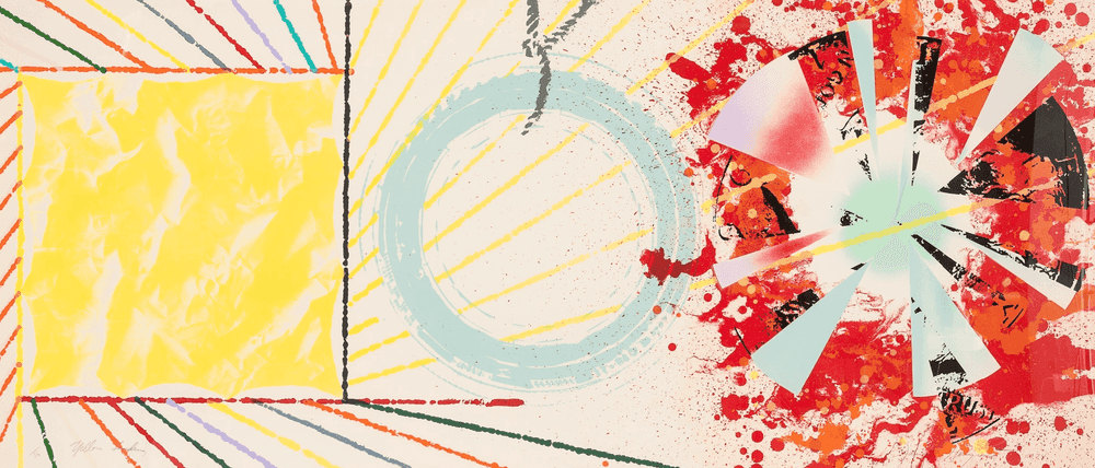 James Rosenquist, ‘Yellow Landing’, 1974, Print, Lithograph with screenprint¬†in colors on Rives paper, null, Numbered