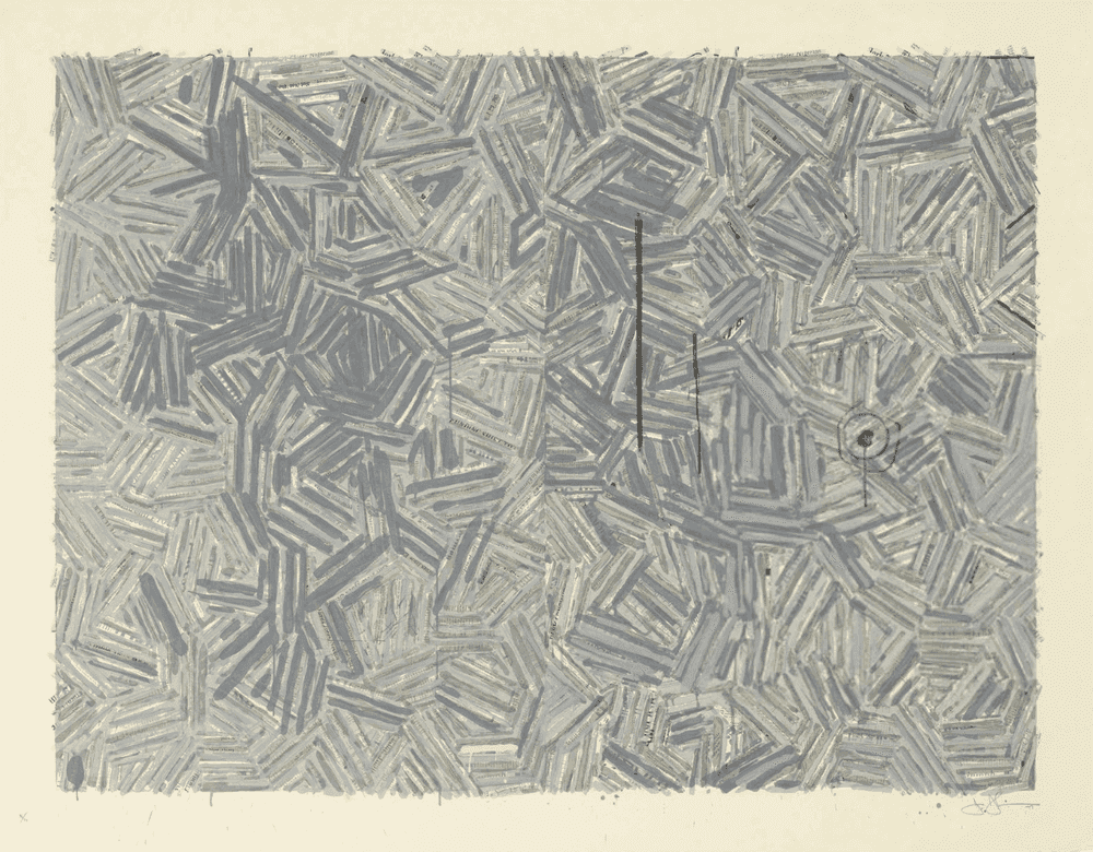 Jasper Johns, ‘The Dutch Wives ’, 1977, Print, Screenprint from twenty-nine screens on Kurotani Kozo paper, null, Numbered, Dated