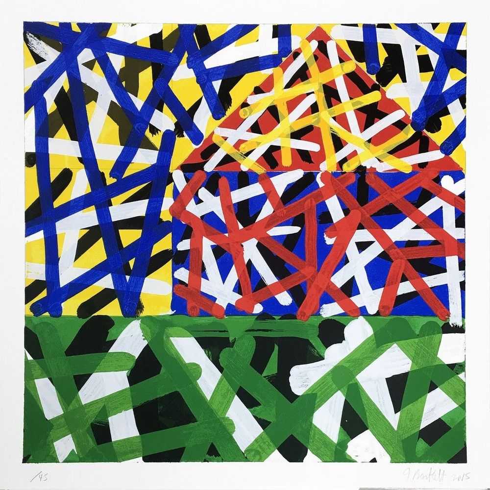 Jennifer Bartlett, ‘House II #7’, 2015, Print, Screenprint on Arches 300 g Hot Press Watercolor paper, null, 