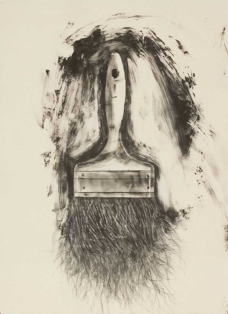 Jim Dine, ‘Brushes Drawn on Stone #1’, 2010, Print, Single-color lithograph, Tamarind Institute, Numbered