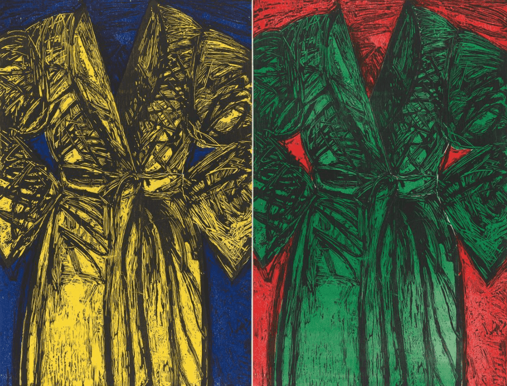 Jim Dine, ‘Kindergarten Robes’, 1983, Print, Woodcut, null, Numbered, Dated