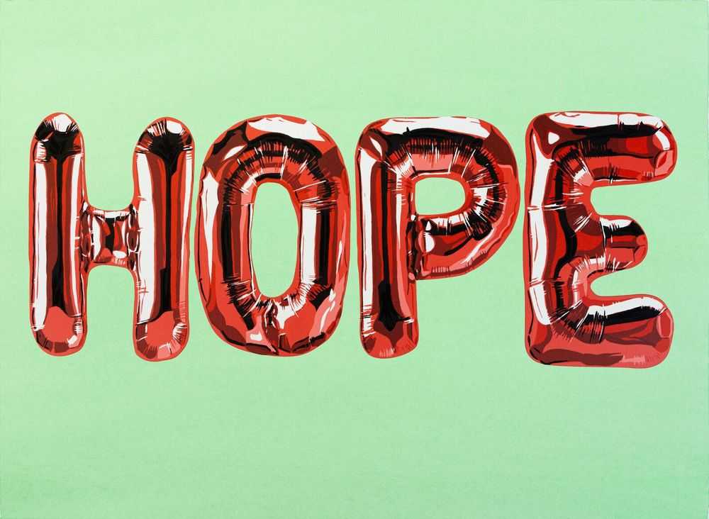 Joel Mesler, ‘Hope’, 2024, Print, 8 layer silkscreen with hand washed paper-varied colors, null,