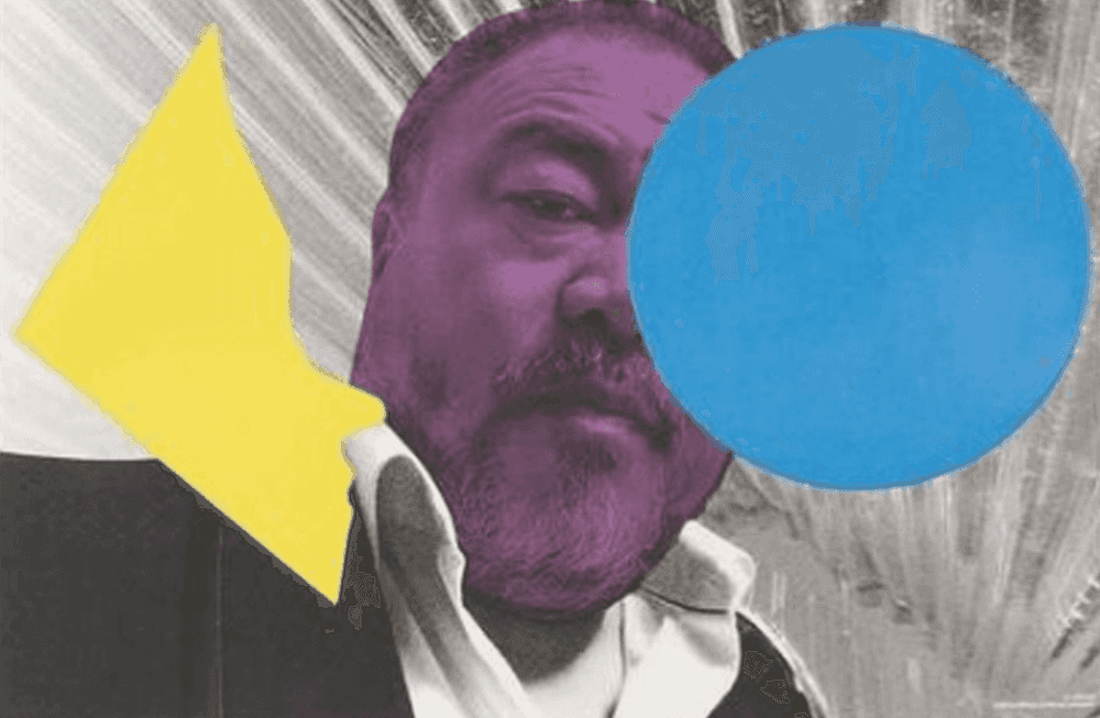 John Baldessari, ‘Ai Weiwei’, 2014, Print, Screenprint with embossed color, null, 