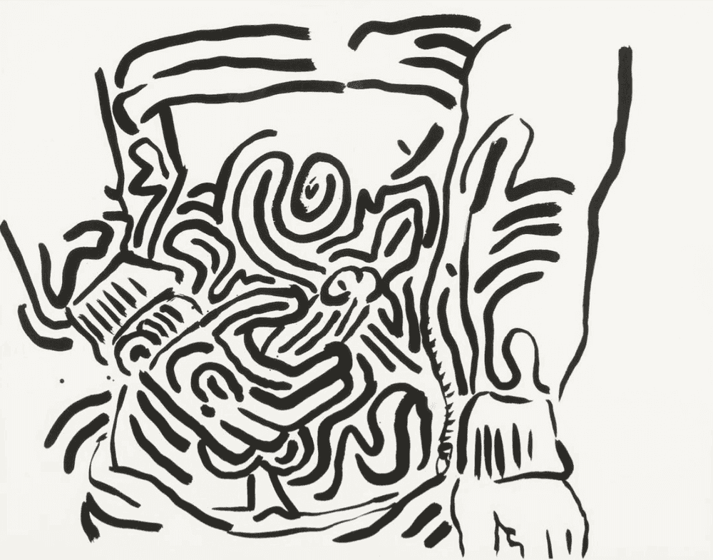 Keith Haring, ‘Bad Boys - Plate II’, 1986, Print, Serigraph, null, 