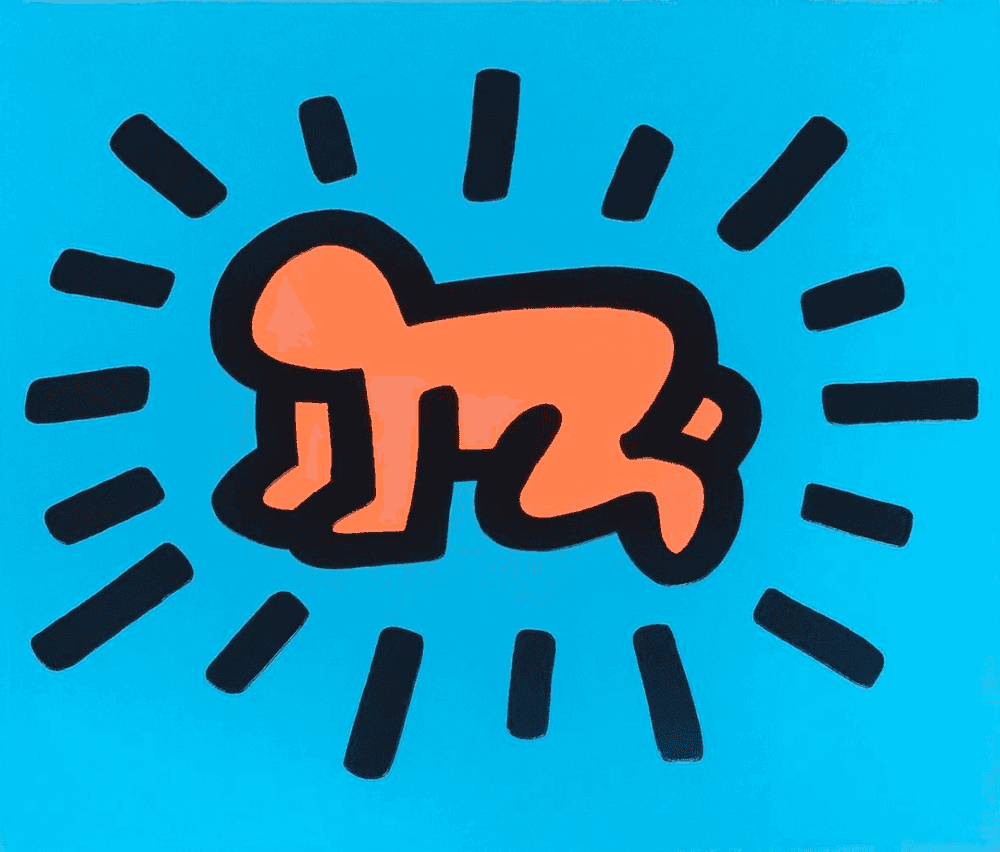 Keith Haring, ‘Icons - Radiant Baby ’, 1990, Print, Silkscreen with embossing, null, 