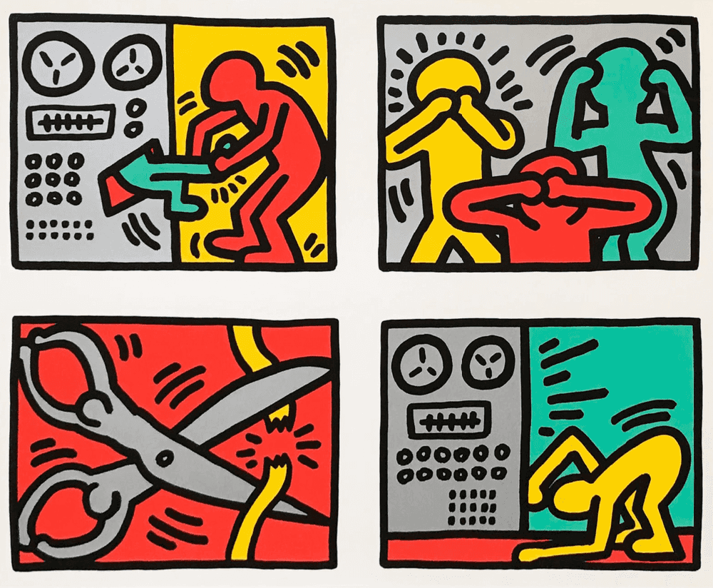 Keith Haring, ‘Pop Shop III (Complete Set)’, 1989, Print, Screenprints on Wove Paper, Martin Lawrence Limited Editions, Numbered, Dated
