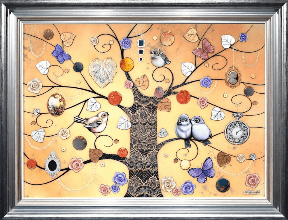 Kerry Darlington, ‘Lace Tree’, 2015, Print, board with gloss resin finish. Featuring raised 3D elements., null, Framed