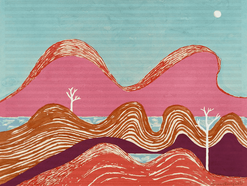 Louise Bourgeois, ‘Beautiful Night’, 2004, Print, 9-color lithograph on music paper, Brooklyn Academy of Music, Numbered