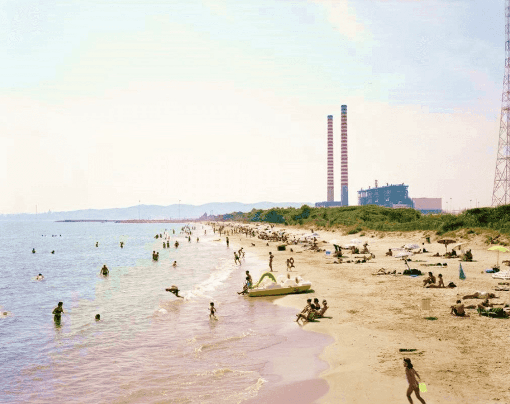 Massimo Vitali, ‘32 Piombino Jump’, 2006, Print, Offset Lithograph, null, 