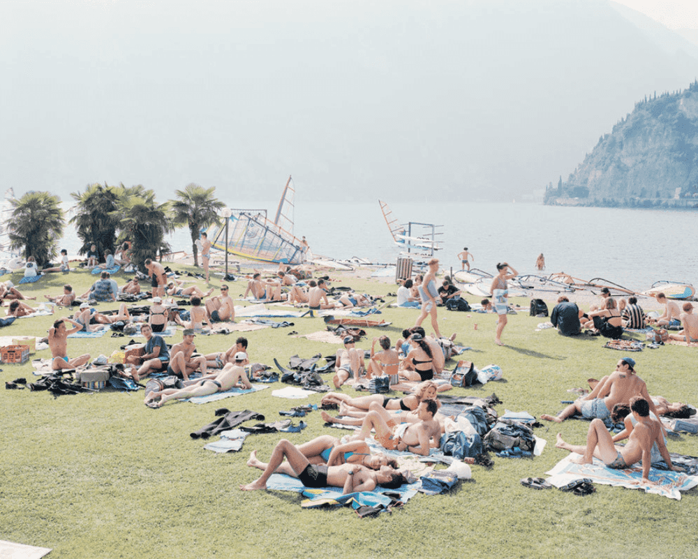 Massimo Vitali, ‘Garda Look’, 2002, Print, Offset Lithograph on Consort Royal 300gm paper, null, Numbered