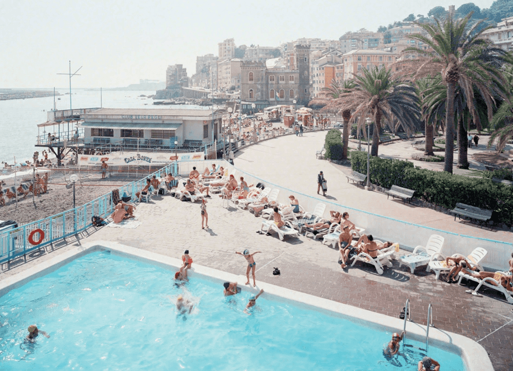 Massimo Vitali, ‘Genova Pegli West’, 2002, Print, Offset Lithograph on Consort Royal 300gm paper, null, Numbered