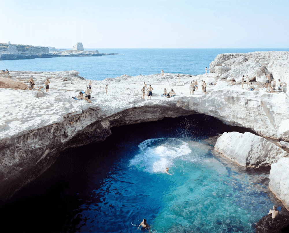 Massimo Vitali, ‘Poesia Tuffo’, 2010, Print, Archival pigment print archivally face-mounted to Diasec, null, Numbered
