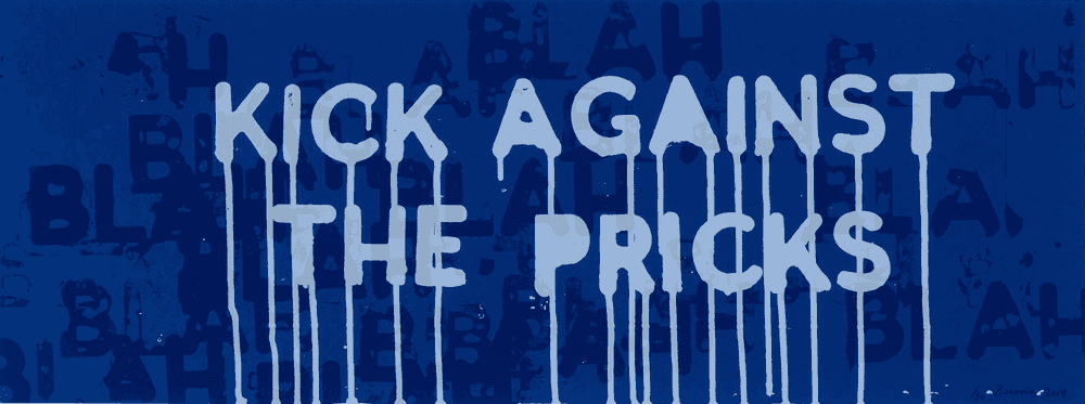 Mel Bochner, ‘Kick Against The Pricks’, 2018, Print, Screen Print, null, 