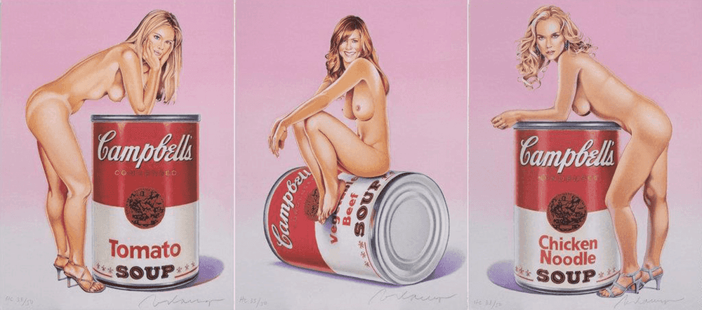 Mel Ramos, ‘Campbell's Soup Blondes’, 2016, Print, Lithograph, null, Numbered