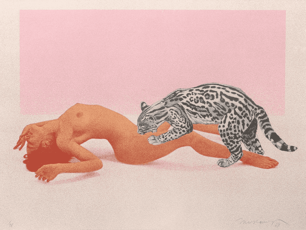 Mel Ramos, ‘Ocelot’, 1969, Print, Lithograph in Four Colors, null, Numbered