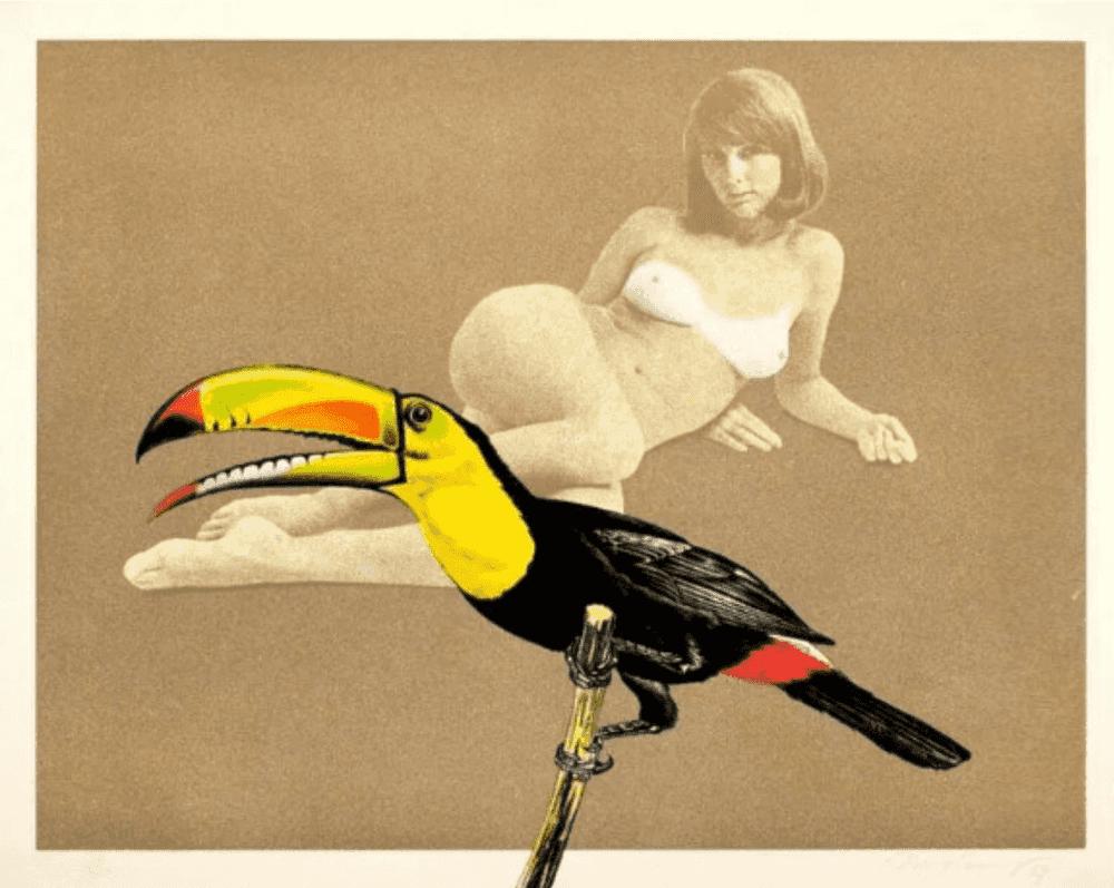 Mel Ramos, ‘Toucan Better Than One’, 1969, Print, Colour lithograph on Arches, The Collectors Press, 
