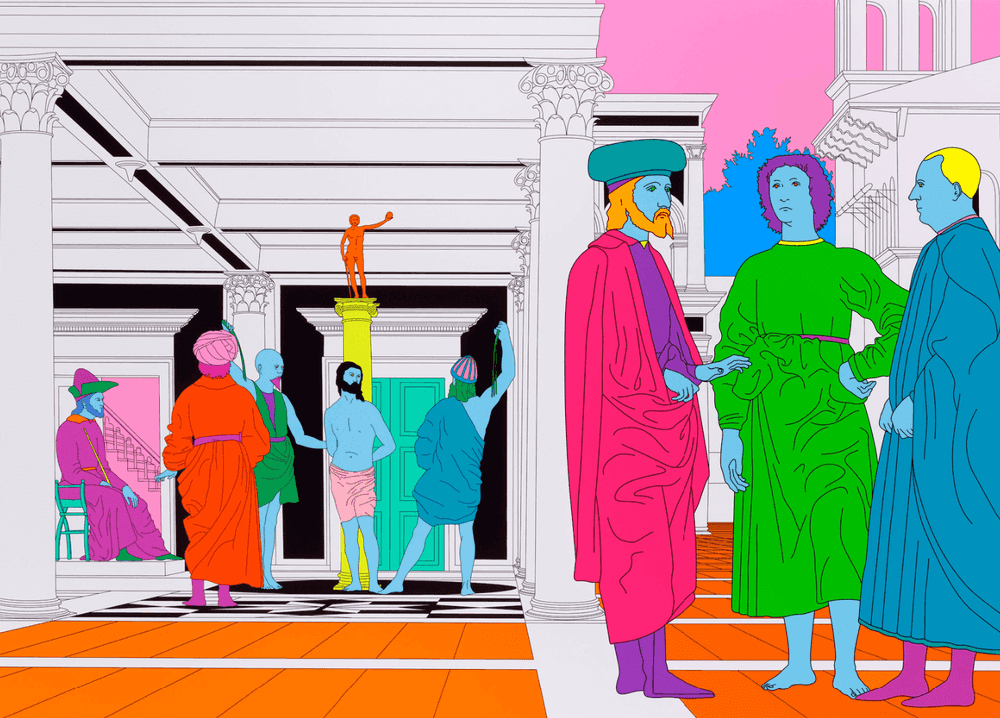 Michael Craig-Martin, ‘Piero’, 2022, Print, Pigment print on Somerset Satin Photo Paper 300gsm, Cristea Roberts Gallery, Numbered, Dated