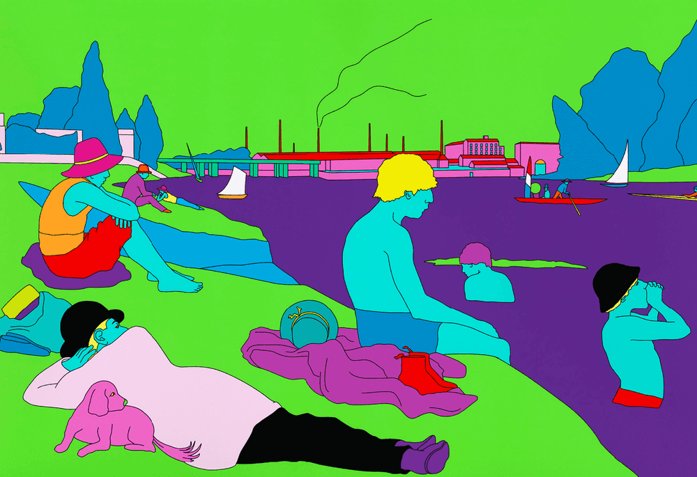 Michael Craig-Martin, ‘Seurat (Green)’, 2022, Print, Pigment print on Somerset Satin Photo Paper 300gsm, Cristea Roberts Gallery, Numbered, Dated