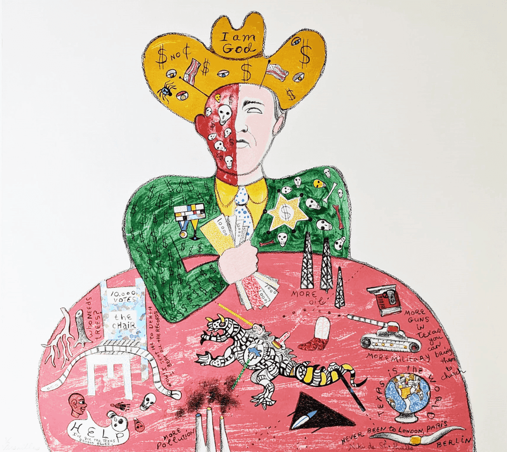 Niki de Saint Phalle, ‘I am God ’, 2001, Print, Lithograph on paper, null, Numbered