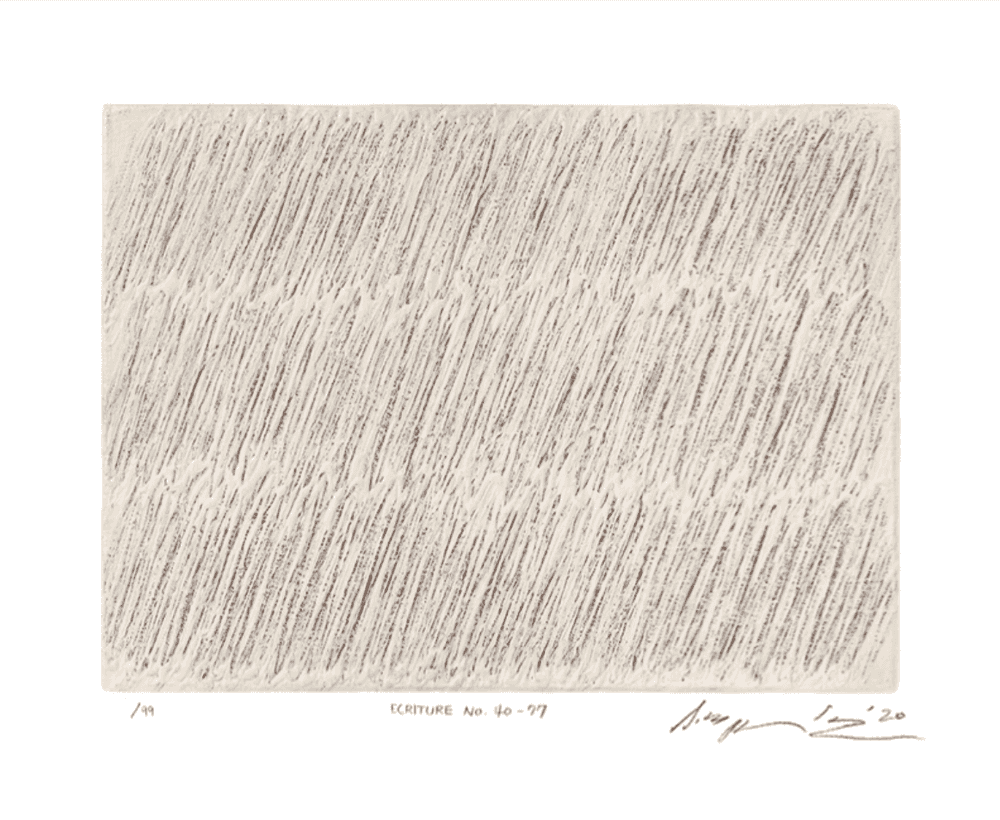 Park Seo-Bo, ‘Ecriture No.40-77’, 2020, Print, Matiere, null, Numbered, Dated