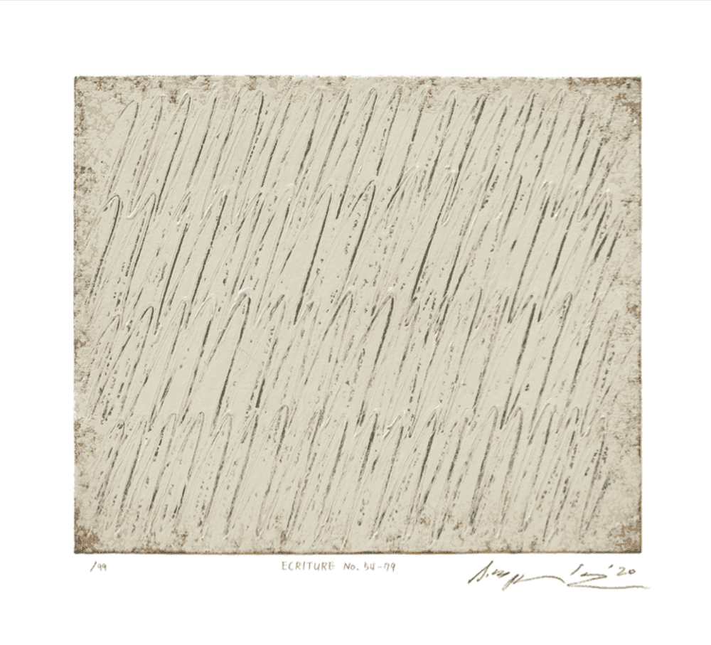 Park Seo-Bo, ‘Ecriture No.54-79’, 2020, Print, Matiere, ARTN Edition, Numbered, Dated