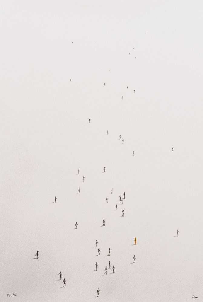 Pejac, ‘Hope (1-125)’, 15-07-2024, Print, UV pigment print on a 6-colour silkscreen printed background 410gsm Somerset Tub-sized Radiant white 100% cotton paper, finished with hand-applied 24 carat gold leaf and ink details, Avant Arte, Numbered, Handfinished