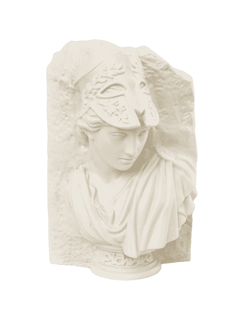 Pichiavo, ‘Athena Ergane’, 2023, Sculpture, Handmade glazed ceramic, Underdogs Gallery, Numbered