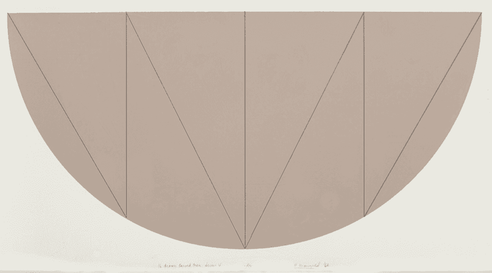 Robert Mangold, ‘Brown Curved Area, Series V’, 1968, Print, Screenprint, null, Numbered, Dated