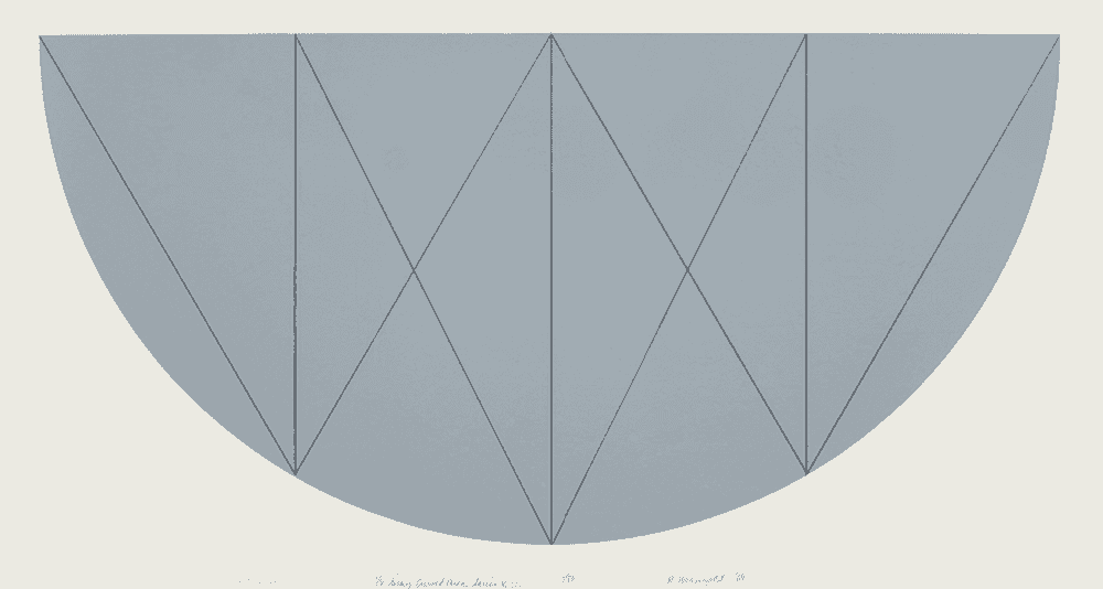 Robert Mangold, ‘Brown Curved Area, Series X’, 1968, Print, Screenprint, null, Numbered, Dated