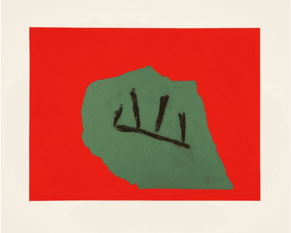 Robert Motherwell, ‘Australian Stone’, 1984, Print, Aquatint with collage, null, 