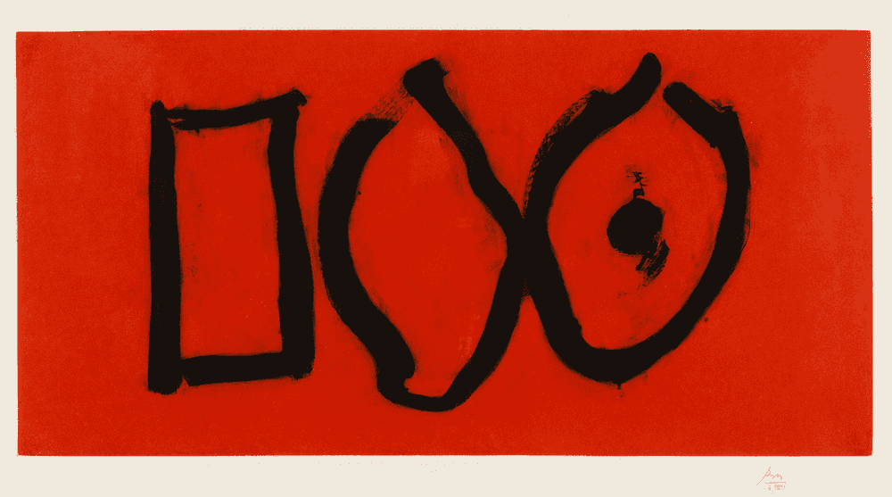 Robert Motherwell, ‘Three Forms’, 1988, Print, Aquatint and etching, null, Numbered