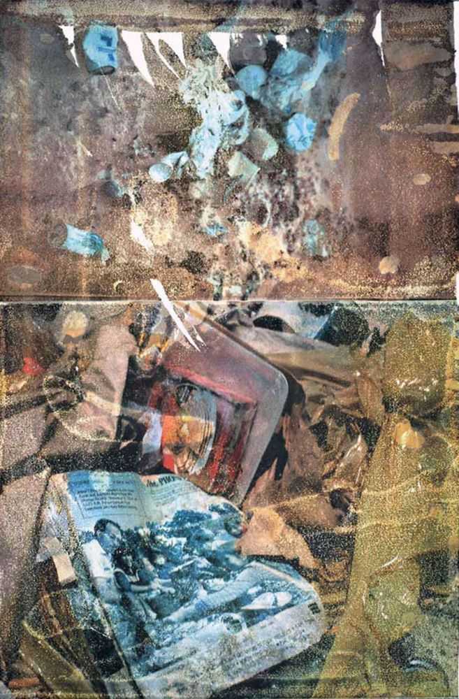 Robert Rauschenberg, ‘Peace’, 1994, Print, Lithograph with vegetable dye water transfer on Arches Infinity paper, null, 