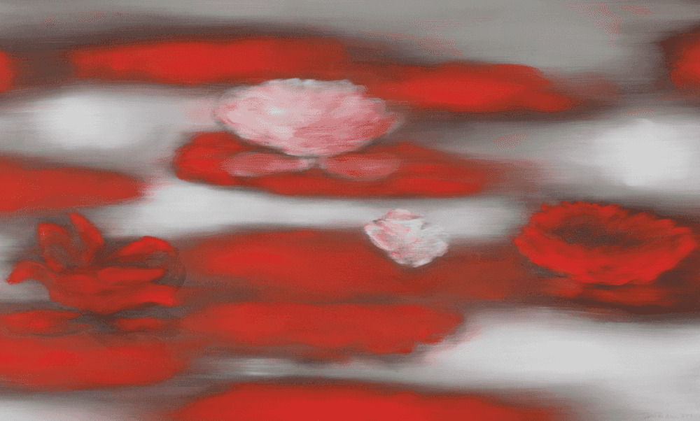 Ross Bleckner, ‘Floating Red’, 2019, Print, Archival pigment print, null, Numbered