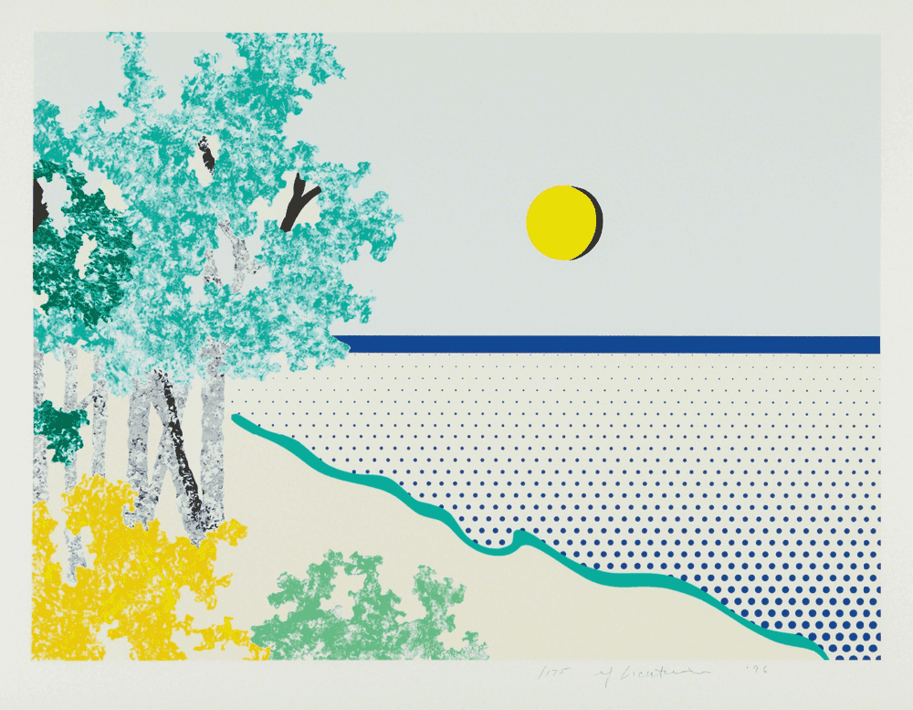 Roy Lichtenstein, ‘Titled’, 1996, Print, Screenprint in colors, on Coventry Rag paper, with full margins, Selfpublished and Ronald Feldman Fine Arts, Inc., Numbered, Dated