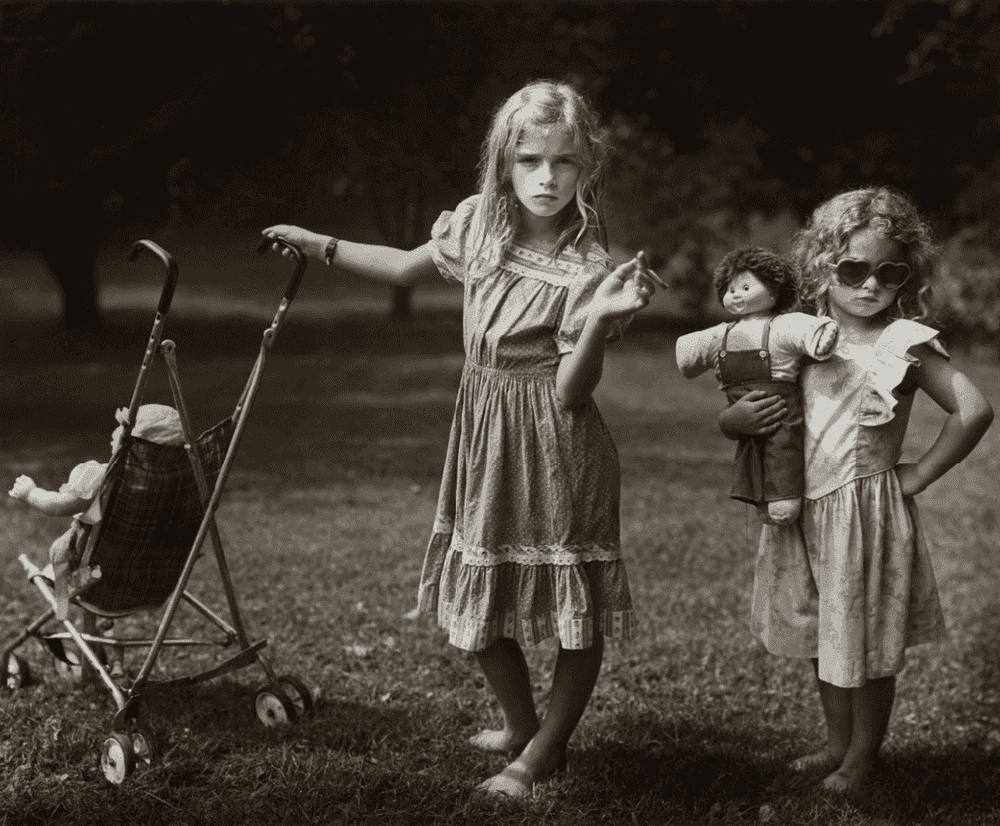 Sally Mann, ‘The New Mothers’, 1989, Print, Gelatin silver print, null, Dated
