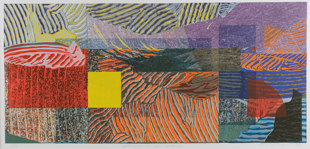 Sam Gilliam, ‘Niagara on the Potomac’, 1995, Print, Screenprint, Workshop, Inc., Numbered, Dated