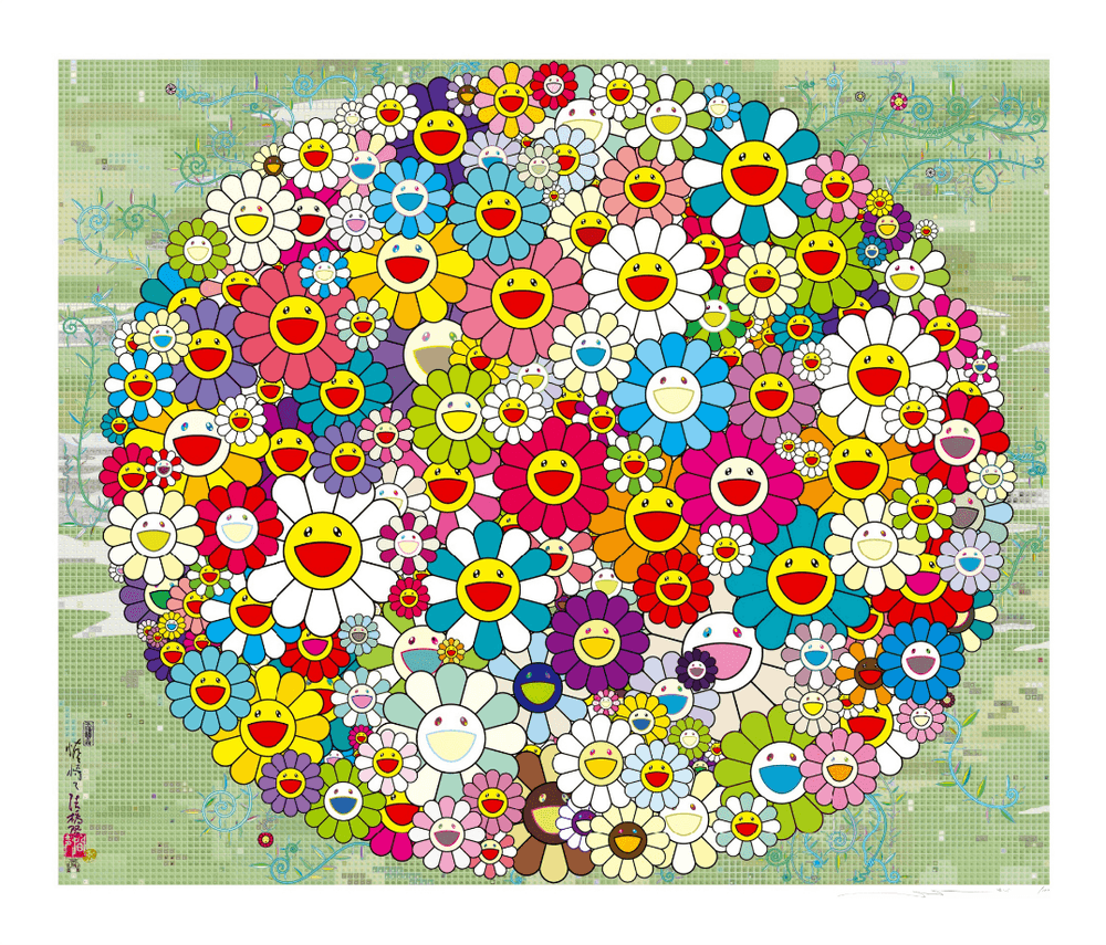 Takashi Murakami, ‘Open Your Hands Wide’, 2025, Print, Silkscreen, null, Numbered