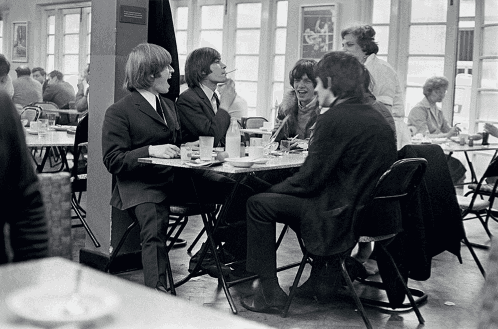 Terry O'Neill, ‘Stones Tea Break’, 2024, Print, Gelatin Silver Print, null, 