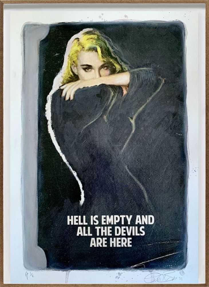 The Connor Brothers, ‘Hell Is Empty’, 2020, Print, Giclee print hand finished with acrylic and oil stick, null, Numbered, Handfinished