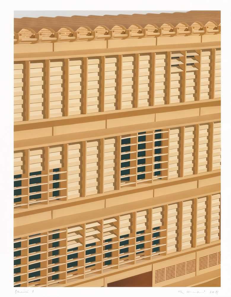 Thomas Demand, ‘Pondicherry’, 2024, Print, 9-color lithograph with embossing, Gemini G.E.L., Numbered
