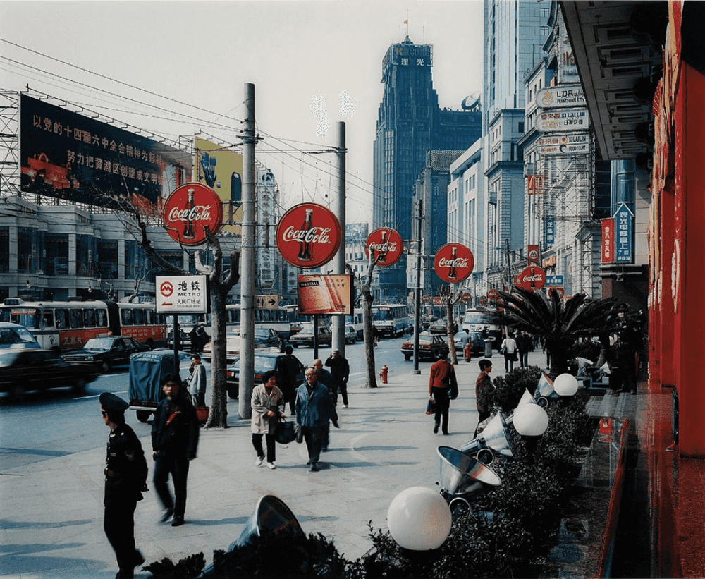 Thomas Struth, ‘Wangfujing Dong Lu, Shanghai’, 1998, Print, C-print, null, Numbered, Dated