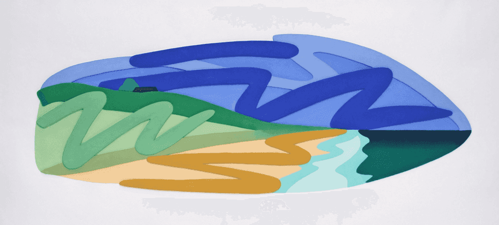 Tom Wesselmann, ‘Seascape’, 1998, Print, Mixographia, null, 