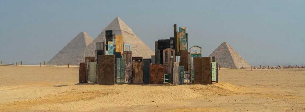 Vhils, ‘Doors of Cairo’, 2025, Print, Giclée print on paper, Velvet 270 g/m2 paper, null, Numbered